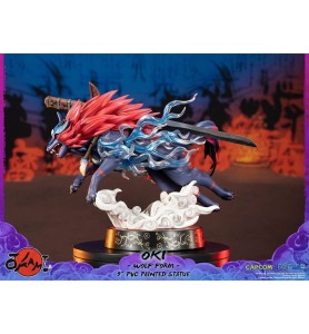 Figura First 4 Figures Okami Oki Wolf Form Edicion Estandar Estatua