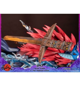 Figura First 4 Figures Okami Oki Wolf Form Edicion Estandar Estatua