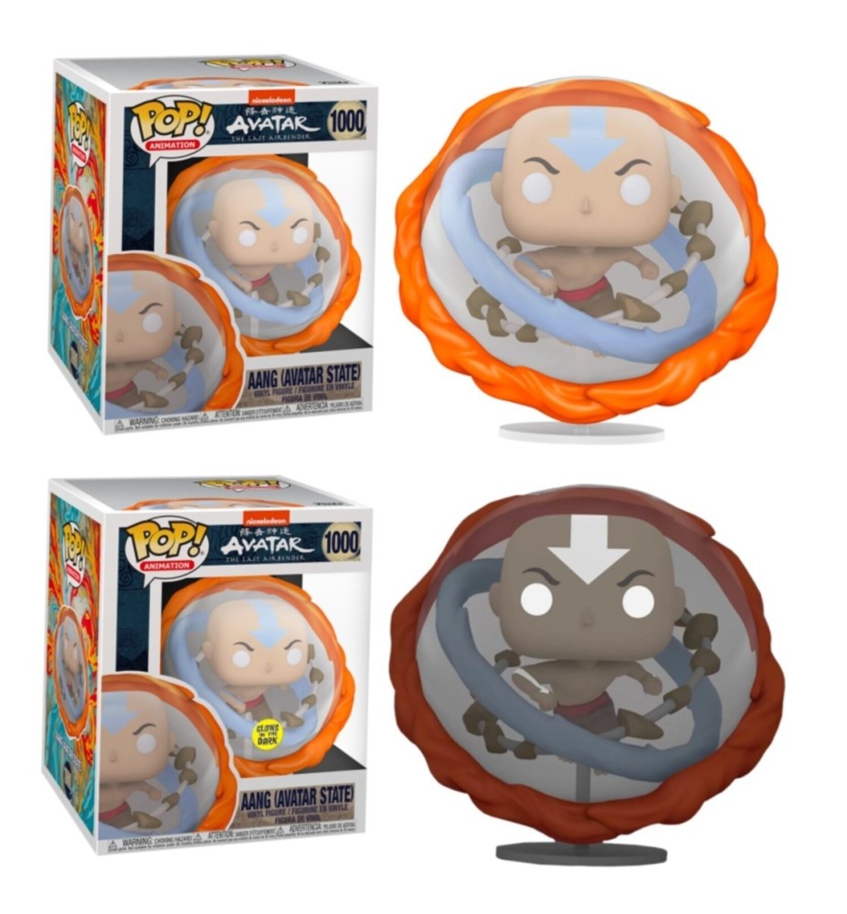 Funko Pop Animacion Avatar The Last Airbender La Leyenda De Aang Todos Los Elementos Glow In The Dark Brillo En La Oscuridad Edi