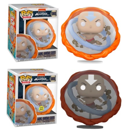 Funko Pop Animacion Avatar The Last Airbender La Leyenda De Aang Todos Los Elementos Glow In The Dark Brillo En La Oscuridad Edi