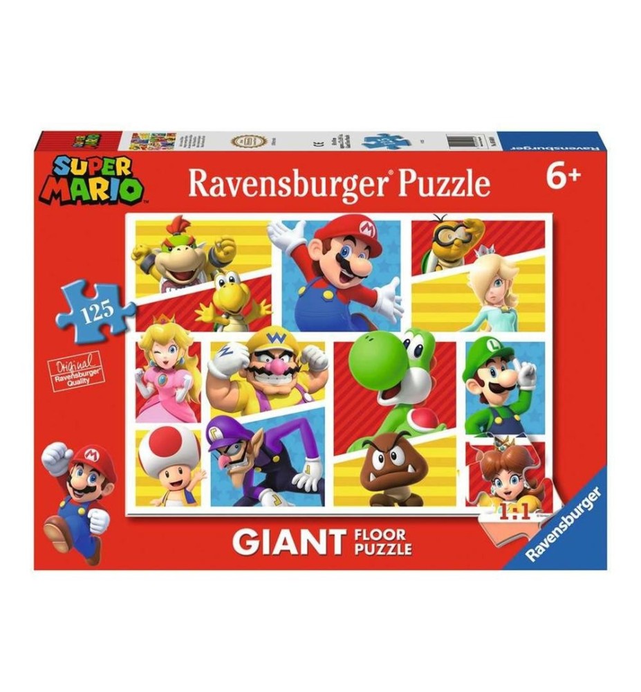 Puzzle Ravensburger Super Mario 6+ 125 Piezas