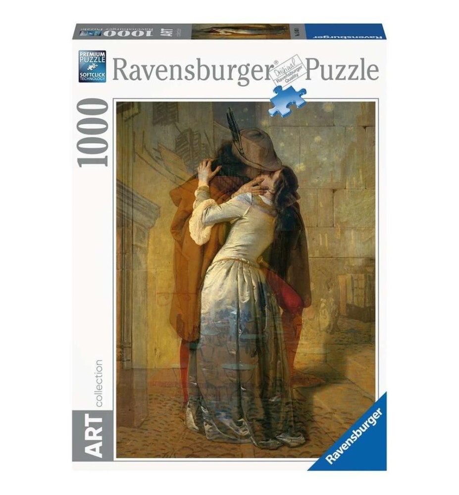 Puzzle Ravensburger Hayez: El Beso 1000 Piezas