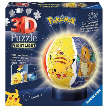 Puzzle 3d Ravensburger Nightlamp Pokémon