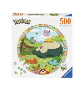 Puzzle Ravenzburger Pokémon Round 500 Piezas