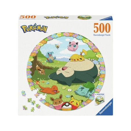 Puzzle Ravenzburger Pokémon Round 500 Piezas