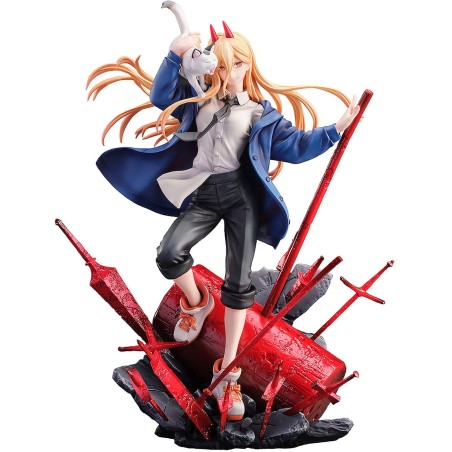 Power & Meowy Fig. 28 Cm Chainsaw Man 1 - 7 Scale