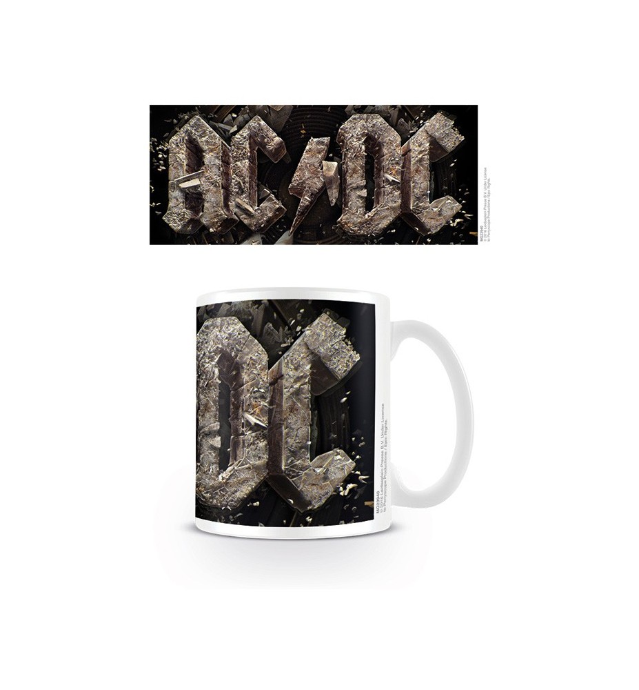 Taza Pyramid Rock Ac - DC Rock Or Bust