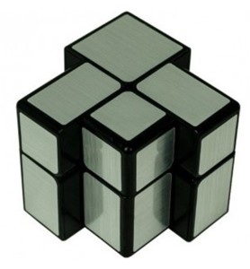 Cubo De Rubik Qiyi Mirror 2x2 Plata