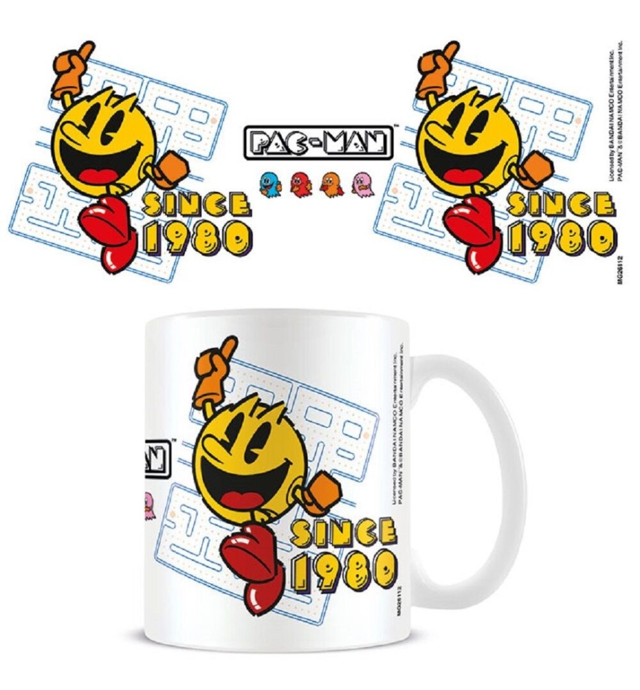 Taza De Desayuno Pyramid Videojuegos Clasicos Pac Man Desde 1980