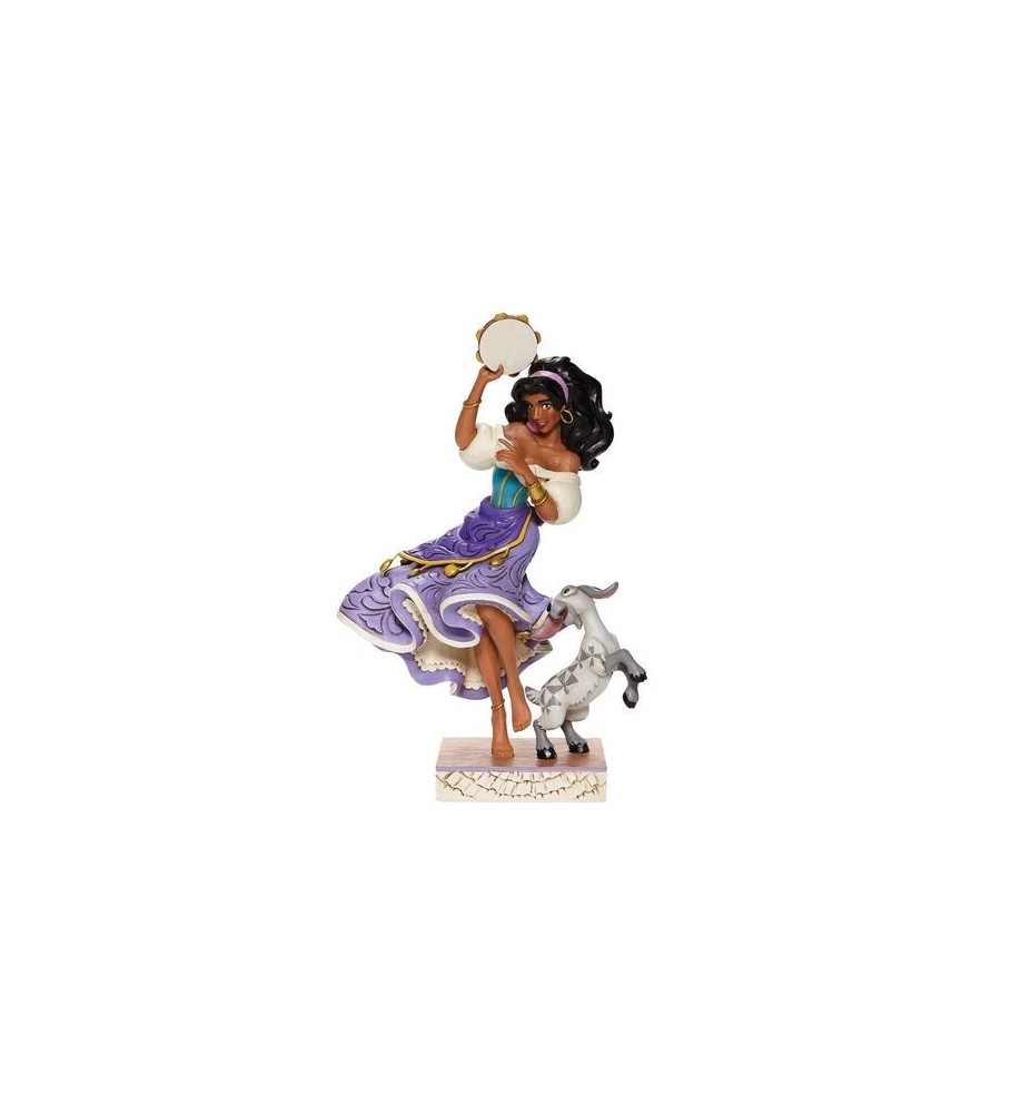 Figura Enesco Disney El Jorobado De Notre Dame Esmeralda & Djali