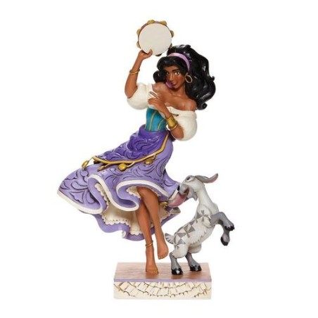 Figura Enesco Disney El Jorobado De Notre Dame Esmeralda & Djali