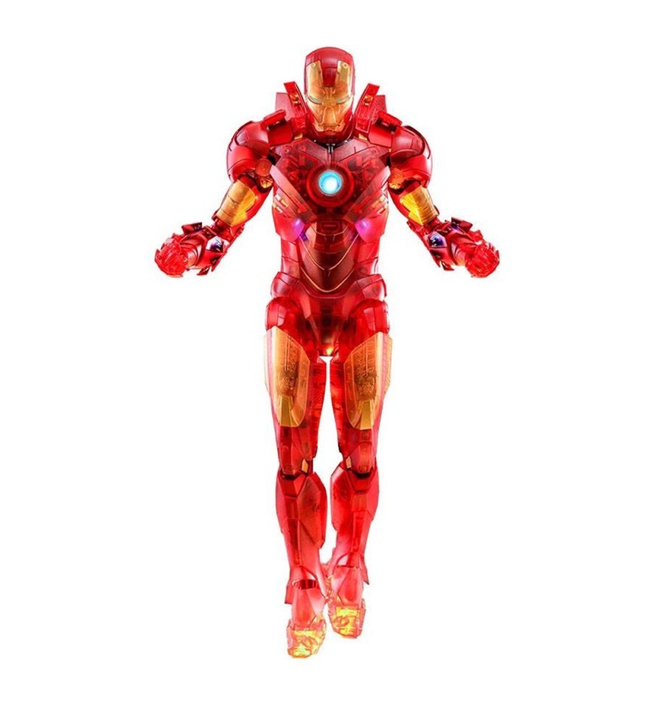 Figura Hot Toys Marvel Avengers Vengadores Iron Man 2 Mm 1 - 6 Iron Man Mark Iv Version Holografica 2020 Toy Fair Exclusivo 30 C