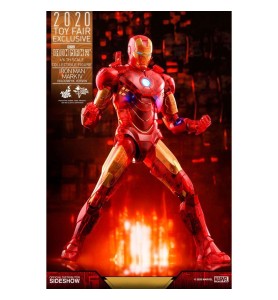 Figura Hot Toys Marvel Avengers Vengadores Iron Man 2 Mm 1 - 6 Iron Man Mark Iv Version Holografica 2020 Toy Fair Exclusivo 30 C