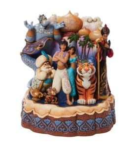 Figura Enesco Disney Aladdin Personajes Diorama Premium