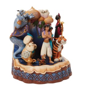 Figura Enesco Disney Aladdin Personajes Diorama Premium