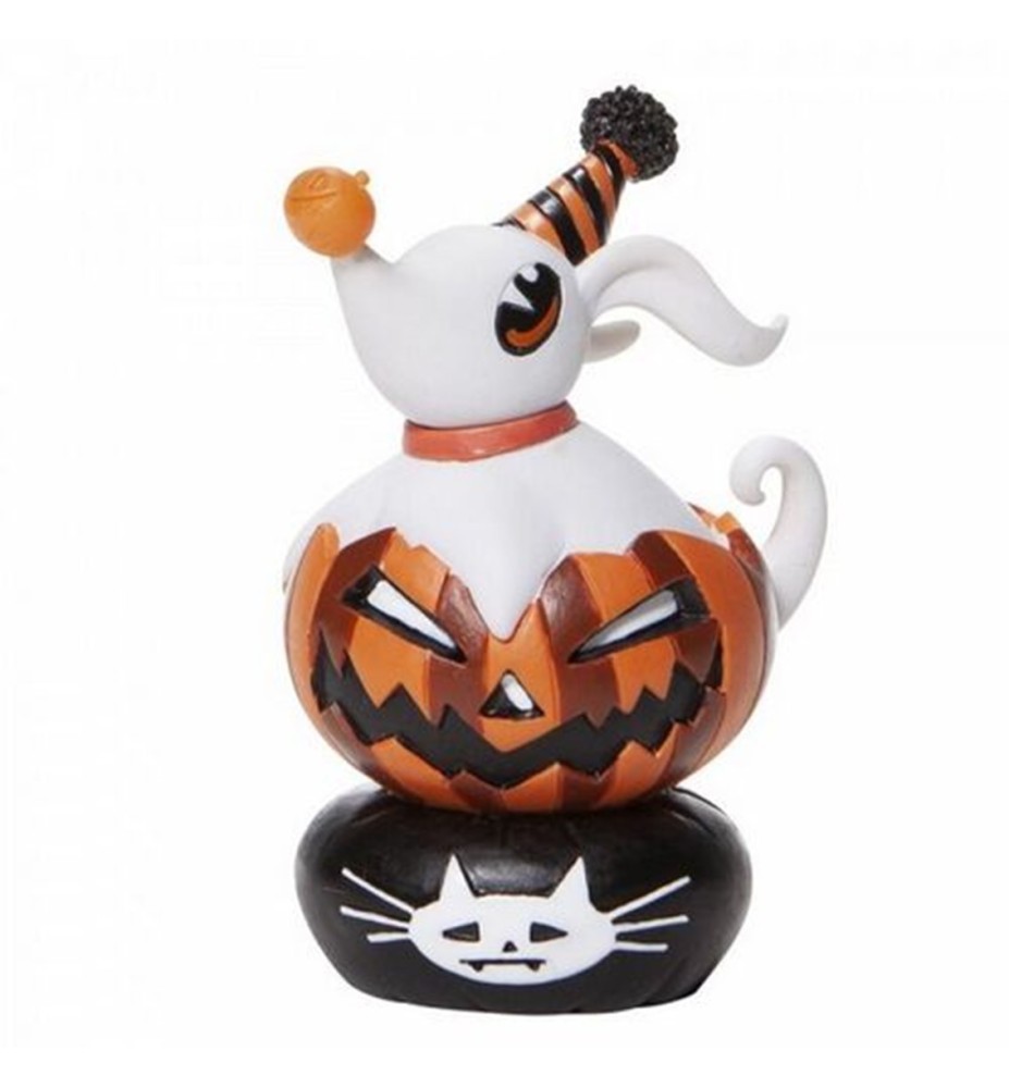 Figura Enesco Disney Pesadilla Antes De Navidad Zero Sobre Calabaza