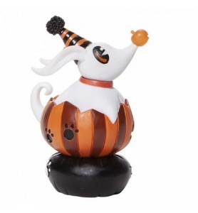 Figura Enesco Disney Pesadilla Antes De Navidad Zero Sobre Calabaza