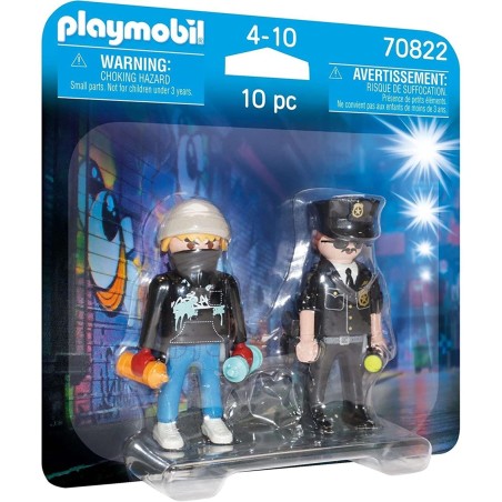 Playmobil Duo Pack Policia Y Vandalo