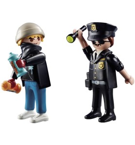 Playmobil Duo Pack Policia Y Vandalo