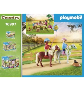 Playmobil Fiesta De Cumpleaños En La Granja De Ponis