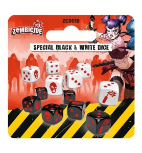 Pack Dados Especial Black - White Juego De Mesa Zombicide