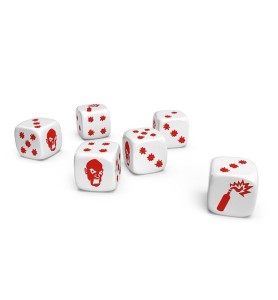 Pack Dados Especial Black - White Juego De Mesa Zombicide