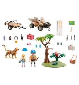 Playmobil Wiltopia Quad Rescate De Animales