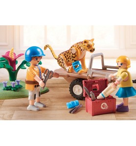 Playmobil Wiltopia Quad Rescate De Animales