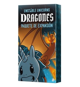 Juego De Mesa Unstable Unicorns Dragones Expansion Pegi 8