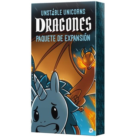 Juego De Mesa Unstable Unicorns Dragones Expansion Pegi 8