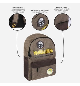 Mochila Casual Cerdá Star Wars The Mandalorian Wherever I Go He Goes