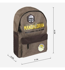 Mochila Casual Cerdá Star Wars The Mandalorian Wherever I Go He Goes