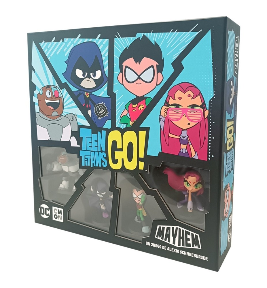 Juego De Mesa Teen Titans Go! Mayhem Pegi 10