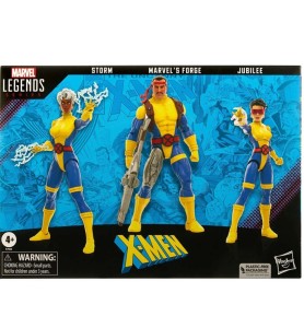 Figuras Hasbro Marvel Legends Series Xmen 60 Anv Marvels Forge -  Storm -  Jubilee