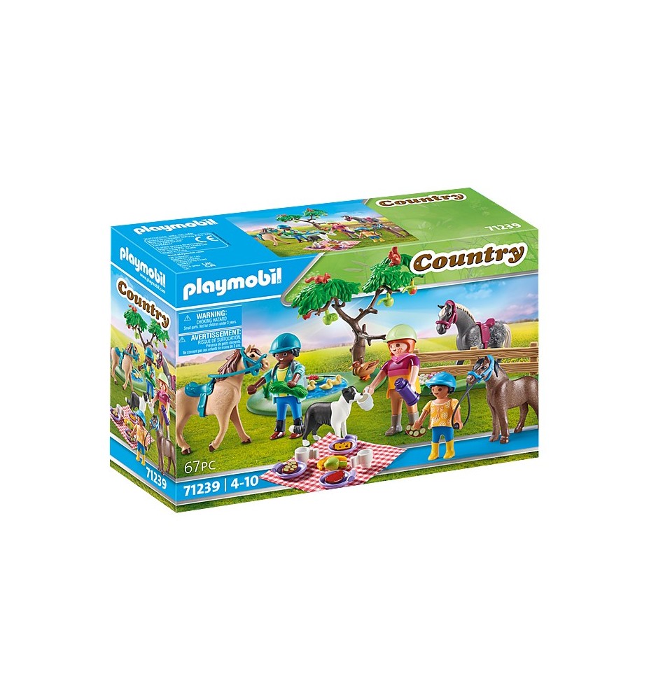 Playmobil Country -  Excursion Picnic Con Caballos