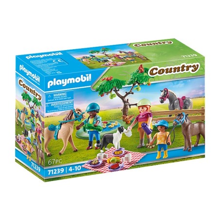 Playmobil Country -  Excursion Picnic Con Caballos