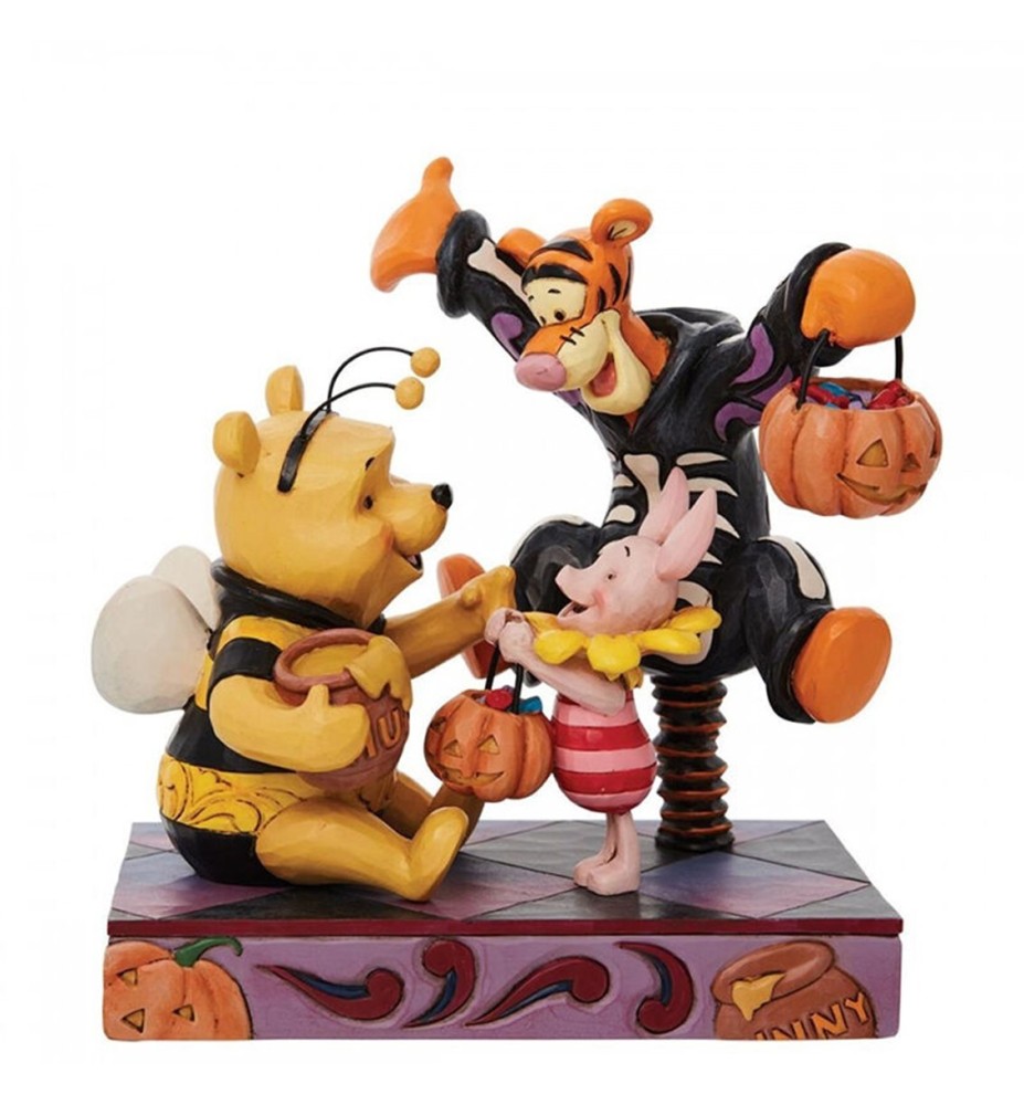 Figura Decorativa Enesco Disney Winnie The Pooh Y Amigos Halloween