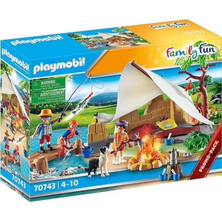 Playmobil Familia De Acampada