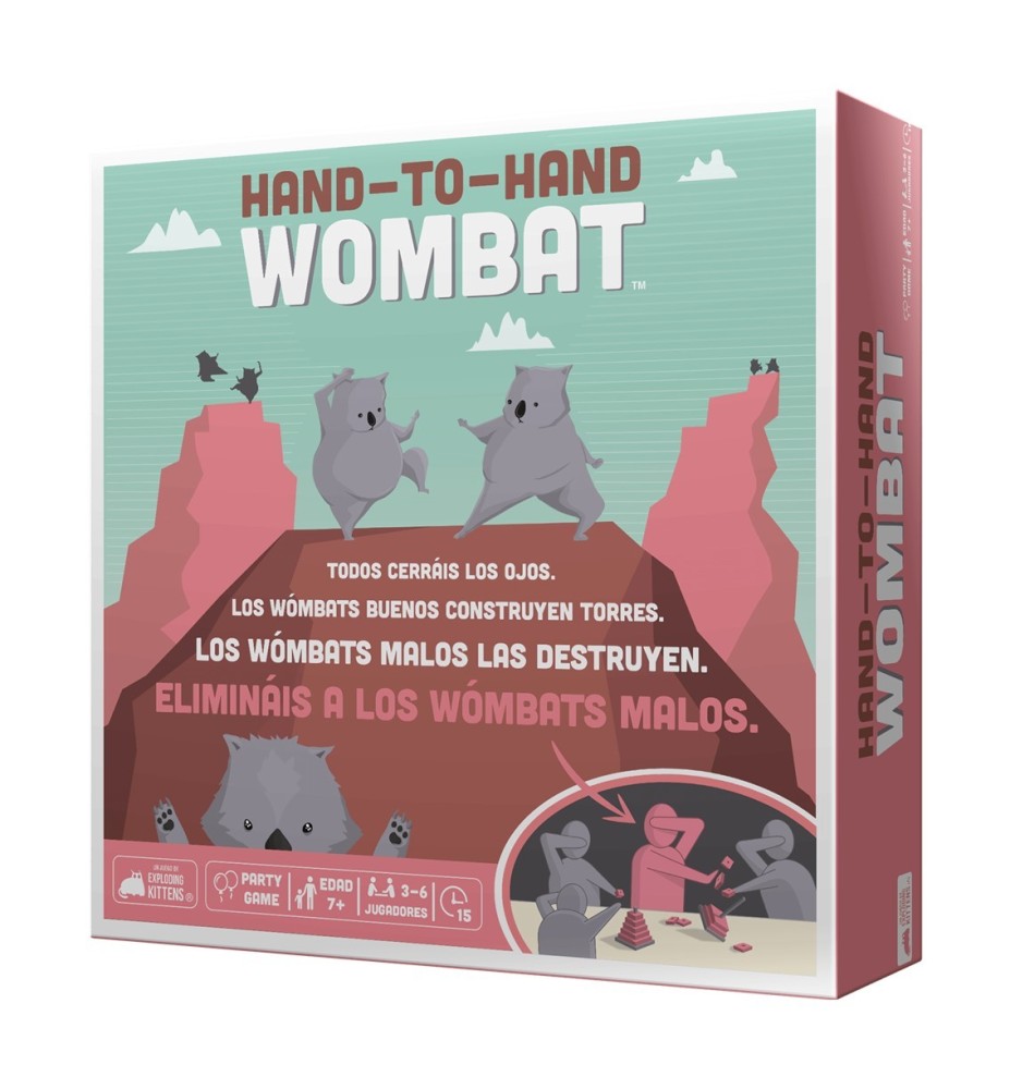 Juego De Mesa Hand To Hand Wombat Edad Recomendada 7 Años