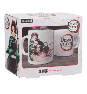 Taza Xl Paladone Demon Slayer Tanjiro Y Nezuko