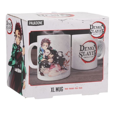 Taza Xl Paladone Demon Slayer Tanjiro Y Nezuko