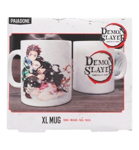 Taza Xl Paladone Demon Slayer Tanjiro Y Nezuko