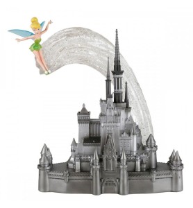 Figura Decorativa Enesco Disney 100 Castillo Junto A Campanilla