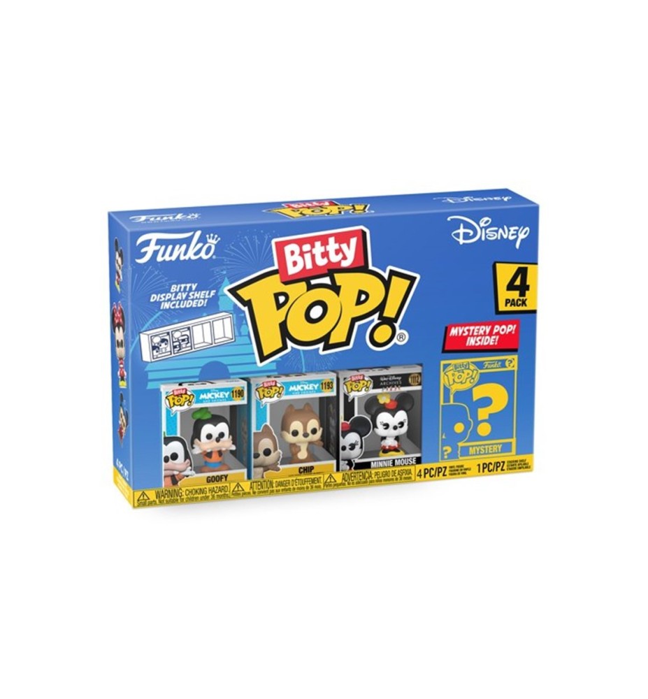 Bitty Pop Funko Disney Goofy 4pk