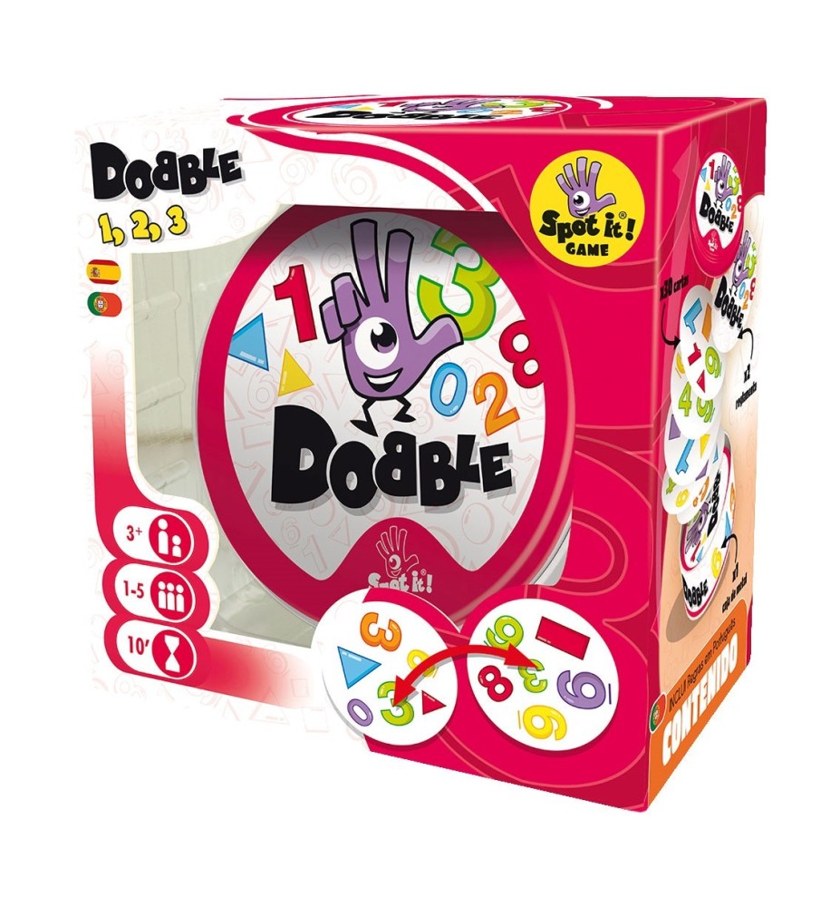 Juego De Mesa Dobble Formas Y Numeros Edad Recomendada 3 Años