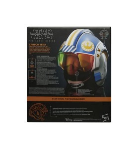 Réplica Casco Electronico Hasbro Star Wars The Black Series Carson Teva