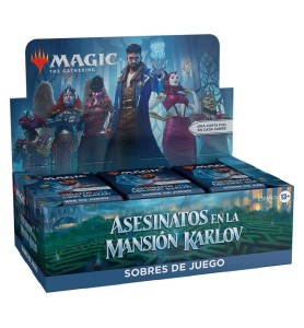 Caja De Sobres Magic The Gathering Sobres De Juego Asesinatos En La Mansión Karlov Español