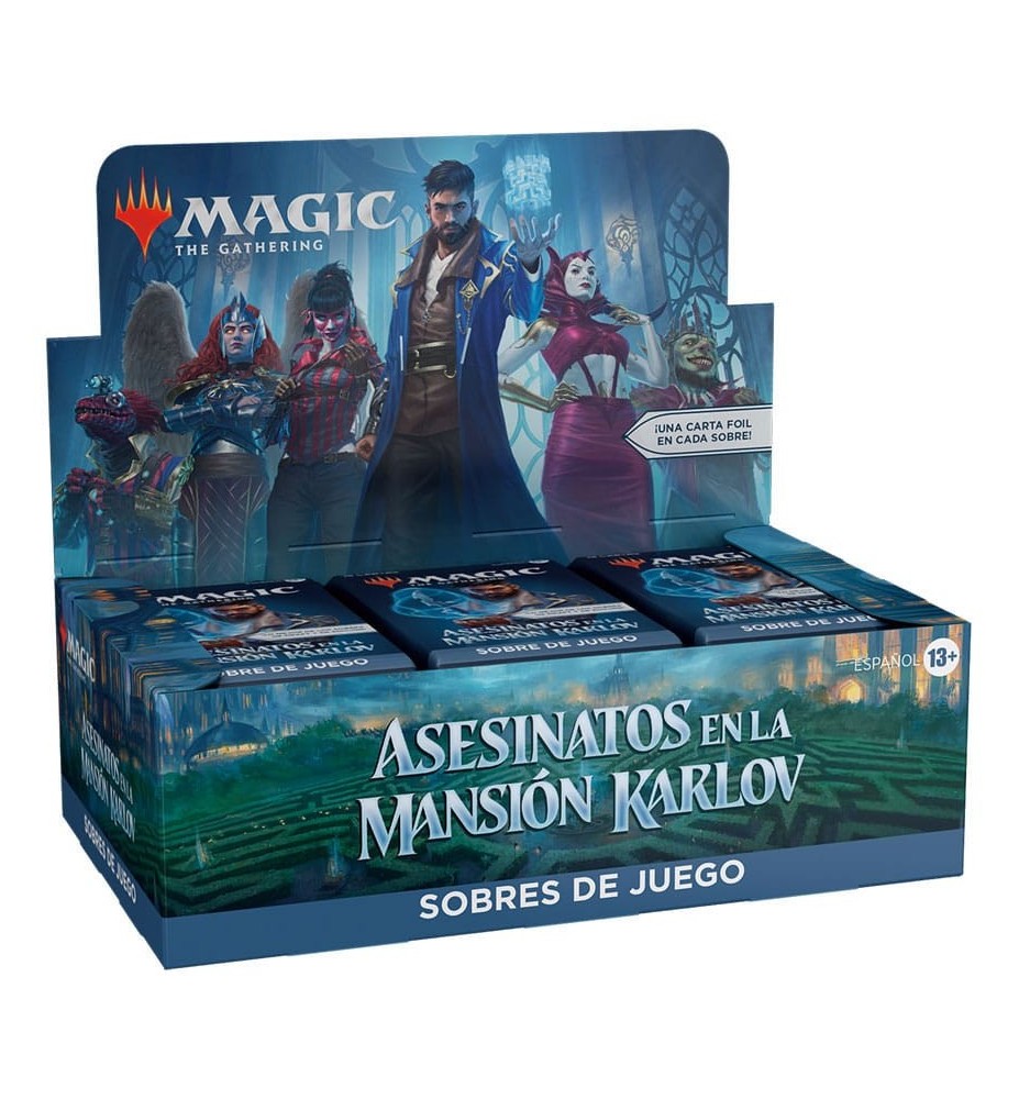 Caja De Sobres Magic The Gathering Sobres De Juego Asesinatos En La Mansión Karlov Español