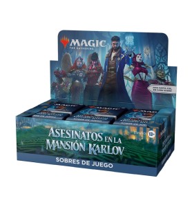 Caja De Sobres Magic The Gathering Sobres De Juego Asesinatos En La Mansión Karlov Español