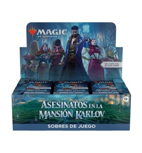 Caja De Sobres Magic The Gathering Sobres De Juego Asesinatos En La Mansión Karlov Español